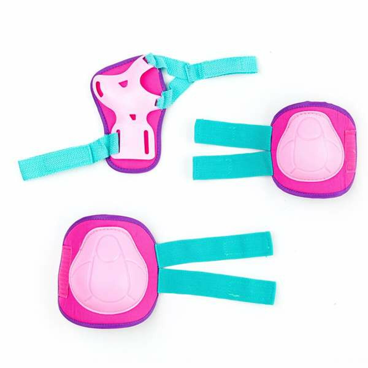 Kit Gomitiere e Ginocchiere Moltó Rosa M 6 Pezzi